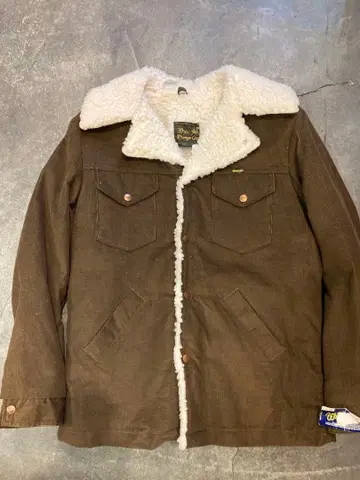 70s 랭글러 런치 코트 코듀로이 보아 자켓 랭글러