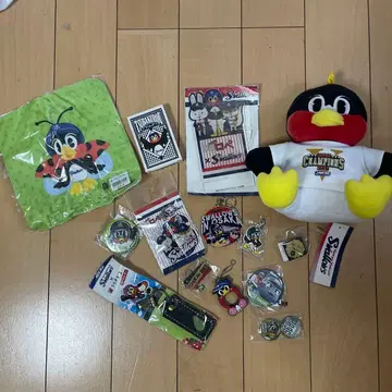 츠바쿠로 스왈로즈 마스코트 봉제 인형과 굿즈 세트