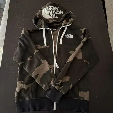 THE NORTH FACE 카모플라쥬 풀 집업 후드티 M 사이즈