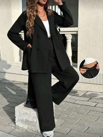 [ 마터니티 수트 ] 블랙 셋업 팬츠