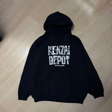 TENBOX Kenzai.Depot HOODIE BLACK