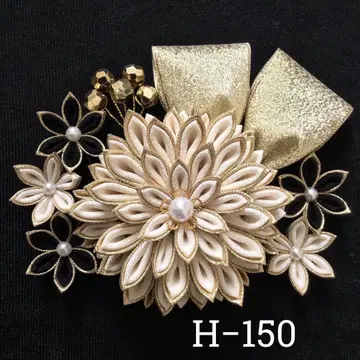 츠마미자이쿠 머리 장식 성인식 졸업식 사전 촬영