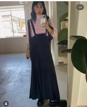 서스펜더 스커트 ameri