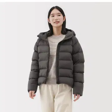 무인양품 경량 다운 포켓터블 후드 부착 자켓