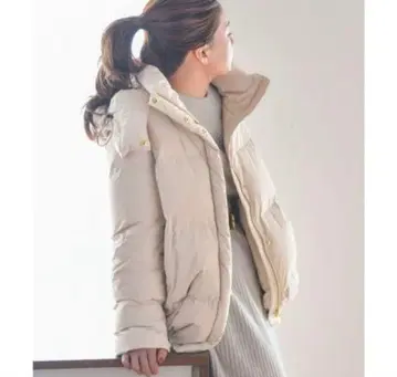 IENA 리사이클 다운 숏코트 34