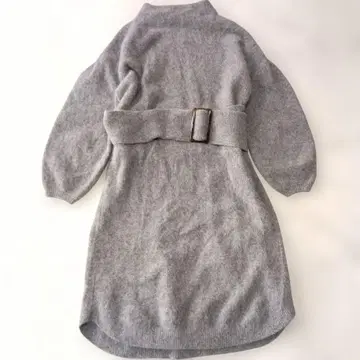 SNIDEL 페스티드 라쿤 니트 원피스 F