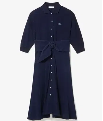 라코스테 LACOSTE 폴로 셔츠 원피스 네이비