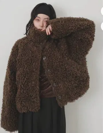 푸들 퍼 블루종 스탠드 블루종 자켓