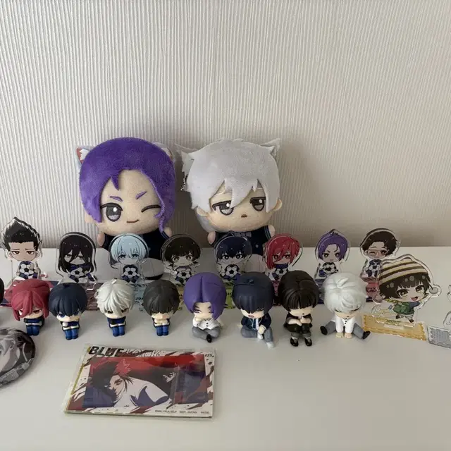 블루록 가챠 피규어 누이 치비 아크릴스탠드 뱃지 일괄