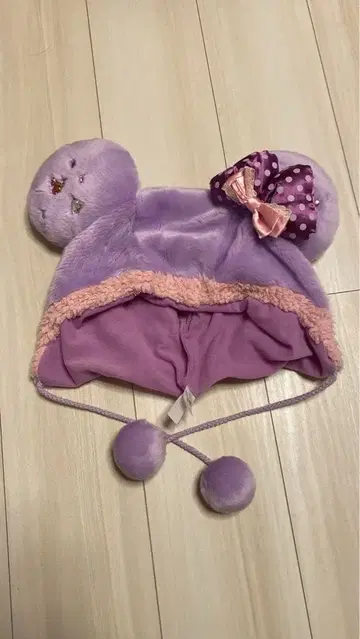 디즈니 미니 팬캡 보라색 퍼플