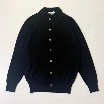 새상품급 존스메들리 카라 부착 가디건 메리노울 100% 영국제 S