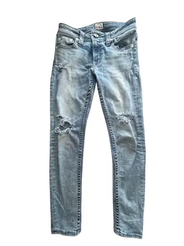 RODEO CROWNS 라이트 블루 스키니 데님