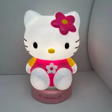 헬로키티 컬러풀 푸시 램프
