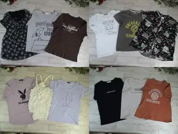 24-5523 여성용 의류 묶음 판매 21벌 L/LL 사이즈