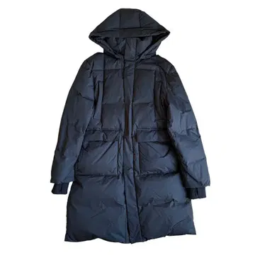 [ 무료배송 새상품급 ] COS 후드 부착 롱 다운 코트 M 사이즈 블랙