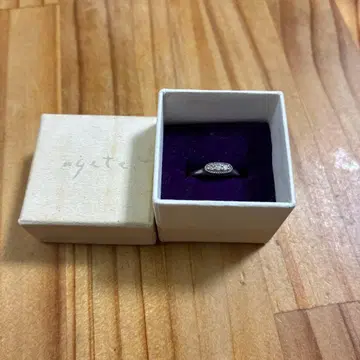 agete 아가트 실버 다이아몬드 반지