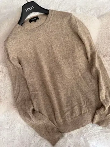 띠어리 캐시미어 100% 베이지 스웨터 니트