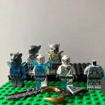LEGO 치마 미니 피규어 정품 정크 늑대 곰