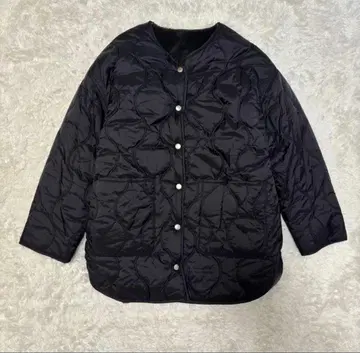 슬로브 이에나 리버서블 퀼팅 블루종 블랙 사이즈 M