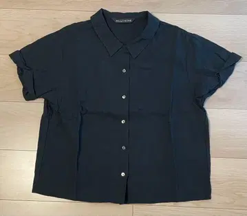 mizuiro ind 블랙 반팔 셔츠