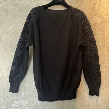 Bigi 브랜드 Wb 레이스 니트탑