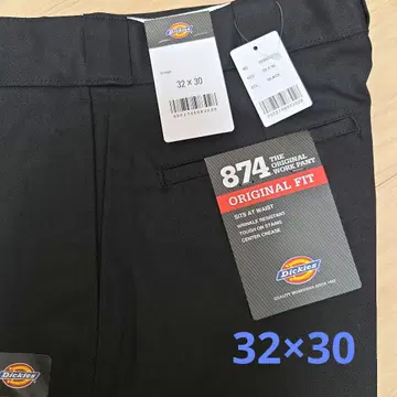 [ 미사용 새상품 ] 디키즈 874 32x30 워크 팬츠 BLACK