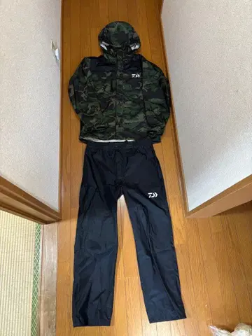 다이와 레인맥스 DR-3823 새상품급 레인수트 그린카모