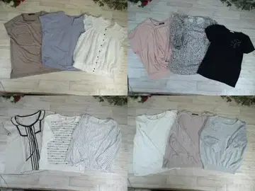 24-5522 여성용 의류 묶음 판매 21벌 M 사이즈