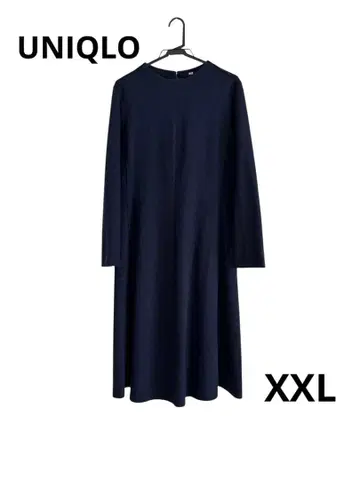 UNIQLO 유니클로 네이비 원피스 긴팔 XXL 빅 사이즈