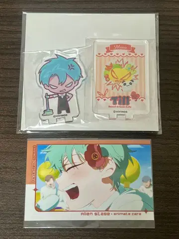 alien stage 에이스테 아크릴 스탠드 포토 카드 티르