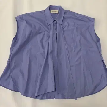 AEWEN MATOPH 퍼플 슬리브리스 셔츠 프리 사이즈