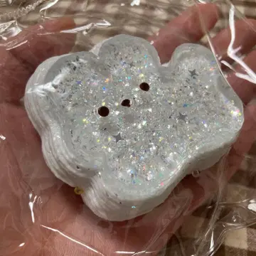 kikisquishy 클리어 라메 밀크 캔디 진흙풍 토끼 스퀴즈