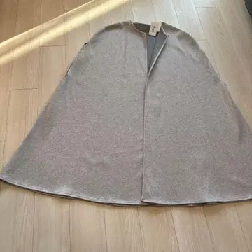 울 혼방 판초 베스트 아우터 드롭 숄더 프리 사이즈 2025 가을/겨울