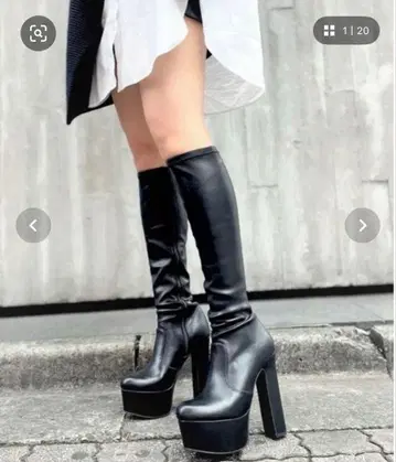 R&E 스트레치 롱 부츠