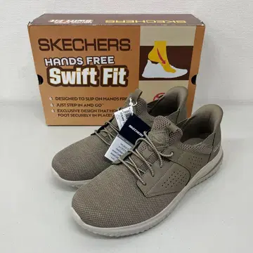 SKECHERS 남성용 스니커즈 29.5cm 베이지 핸즈프리