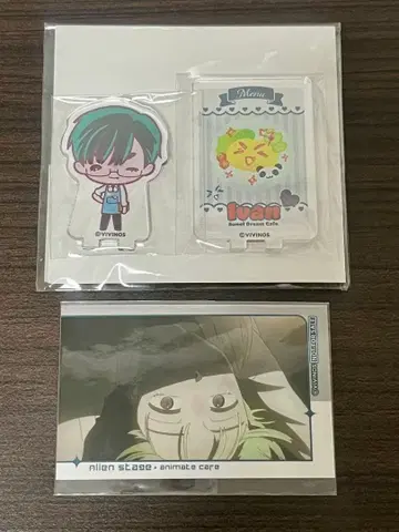 alien stage 에이스테 아크릴 스탠드 포토 카드 이반