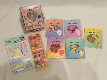 [미개봉 새상품] BT21 minini 바인더 & 씰 8세트 묶음 판매