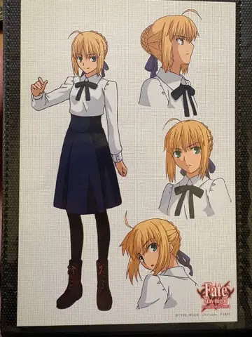 Fate 세이버 엽서 ufotable 15주년