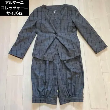 아르마니 꼴레지오니 울 셋업 하프 팬츠 사이즈 42