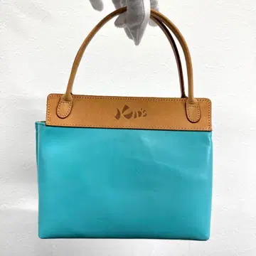 미색 Kitamura KID's 가죽 귀여운 핸드백