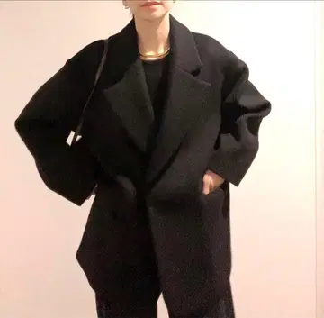 IIROT 울 비버 블레이저 코트 자켓 블랙