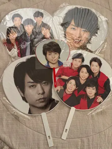 아이돌 부채 5개 세트