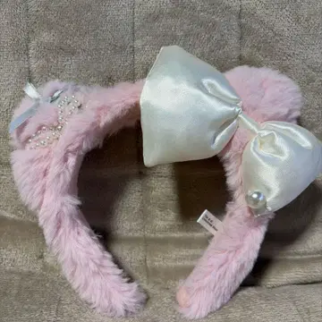 USJ 유니버설 스튜디오 재팬 헬로키티 머리띠 핑크 리본