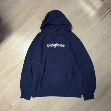 Lafayette 로고 후드티 네이비 XXL 후드티 라파예트