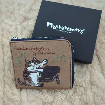 Manhattaner's 고양이와 피아노 지갑