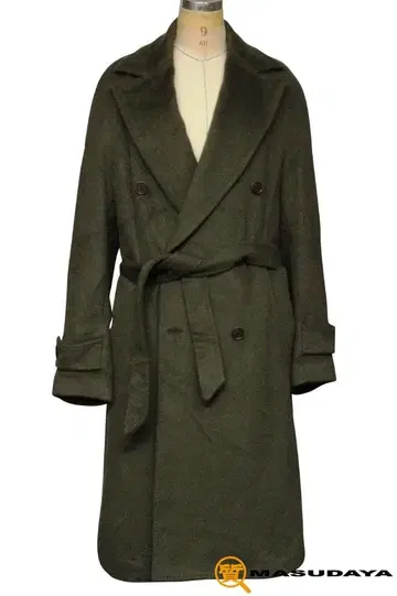 티토 알레그레트 더블 벨티드 코트 알파카 혼방 #48 [새상품급]