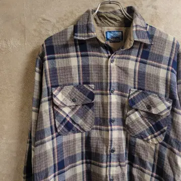 80년대 필드 마스터 플란넬 셔츠 미국