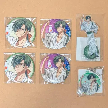 새벽의 연화 제하 4 제비뽑기당 캔뱃지 아크릴 스탠드 세트 꽃과 꿈