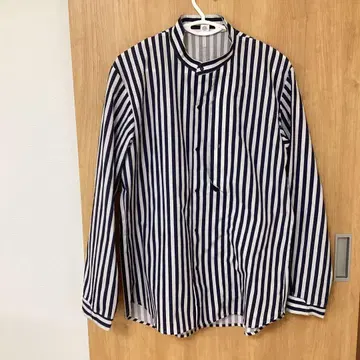 알크 피닉스 노카라 스트라이프 셔츠 (샘플)