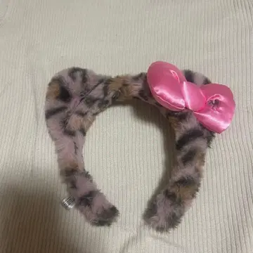 USJ 헬로키티 레오파드 무늬 머리띠